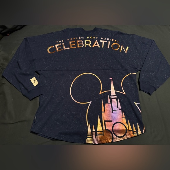 2021 Disney Parks Walt Disney World 50th Celebration Spirit Jersey Adult XL NWT - Picture 9 of 10